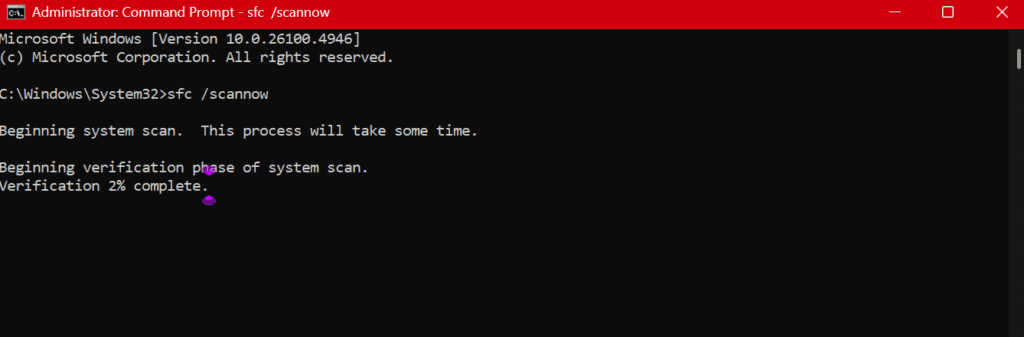 Run sfc /scannow Command to Repair System Files in Windows 10/11