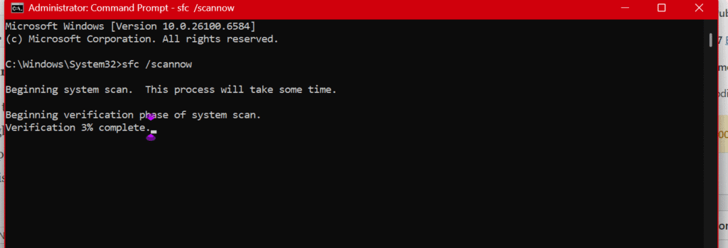 Run SFC scan in Command Prompt to fix Windows Explorer Not Responding error in Windows 10/11