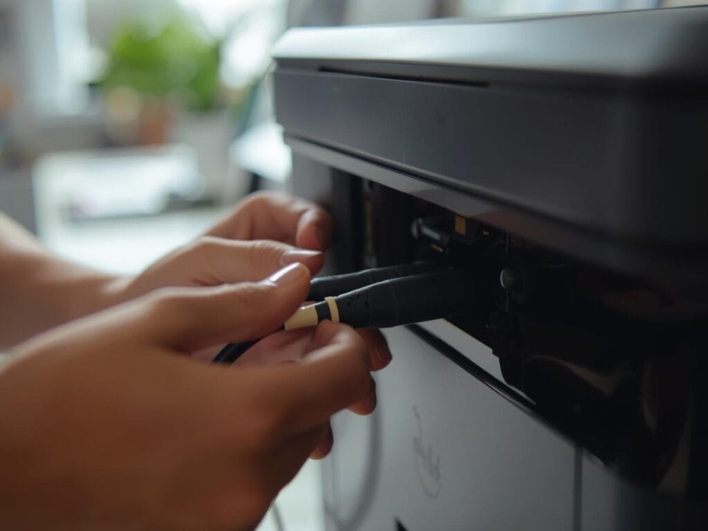 Fix Printer Not Working by checking printer power and USB cables in Windows