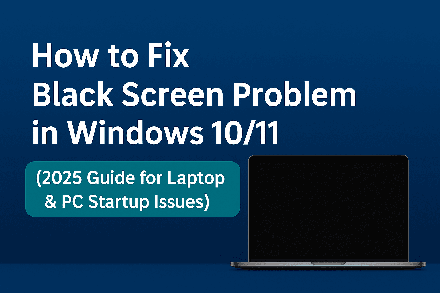Prevent Black Screen Problems in Windows 10/11 with updated drivers, antivirus, and system tips