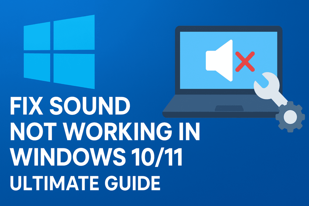 How to fix Sound Not Working issue in Windows 10 and Windows 11